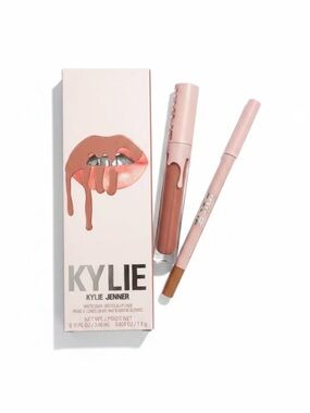 Kylie Matte Liquid Lipstick & Lip Liner Set - Nude Pink